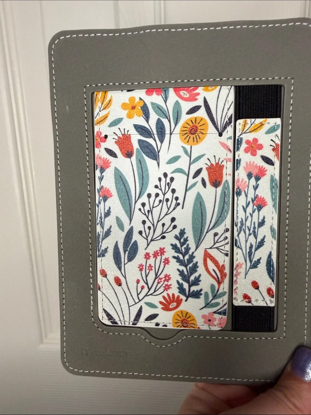 Floral Print Tablet or E-Reader/Kindle Cover - Multicolor Floral Design